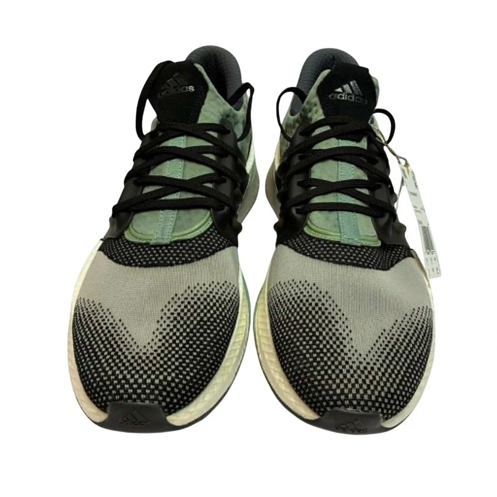 Adidas X_PLRBOOST Running Shoes Mens 12 Silver Green ID9435 Sneakers